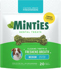 Vetiq Dog Dental Bone Treats, Dental Chews for Dogs, (Perfect for Medium/Large Dogs over 40 Lbs)