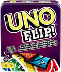 UNO FLIP! Family Card Game, with 112 Cards in a Sturdy Storage Tin, Makes a Great Toy for 7Y+ and up UNO FLIP! Family Card Game, with 112 Cards in a Sturdy Storage Tin (Amazon Exclusive)