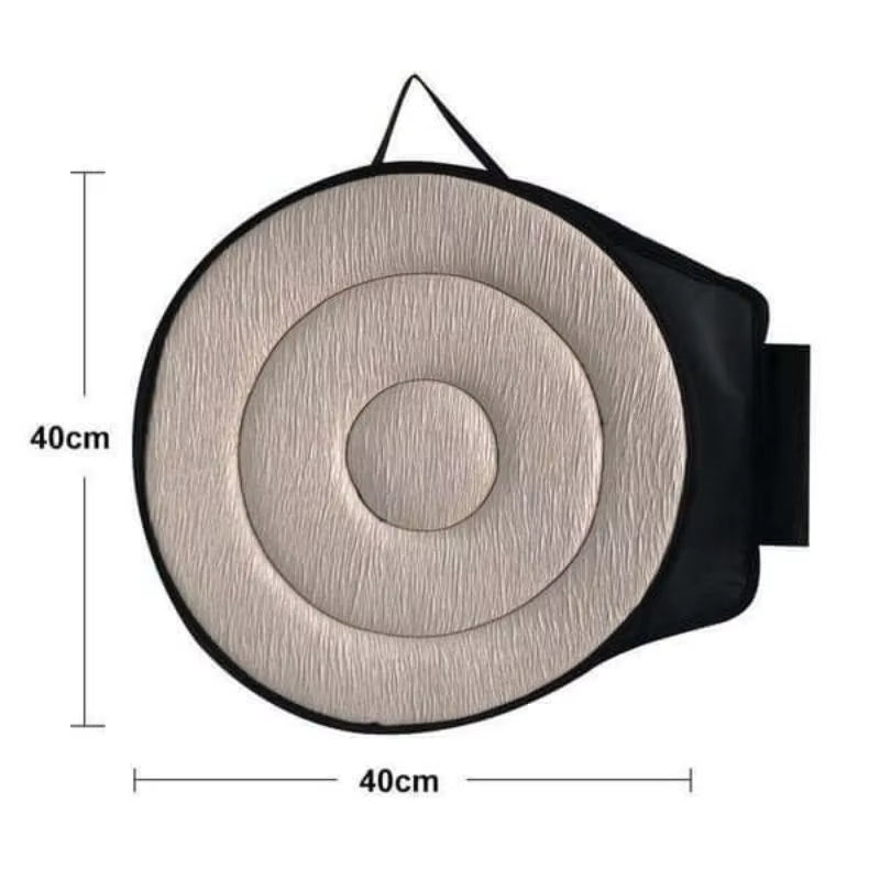 Spinease™ 360° Rotating Memory Foam Seat Cushion – Sit, Swivel & Go with Zero Effort